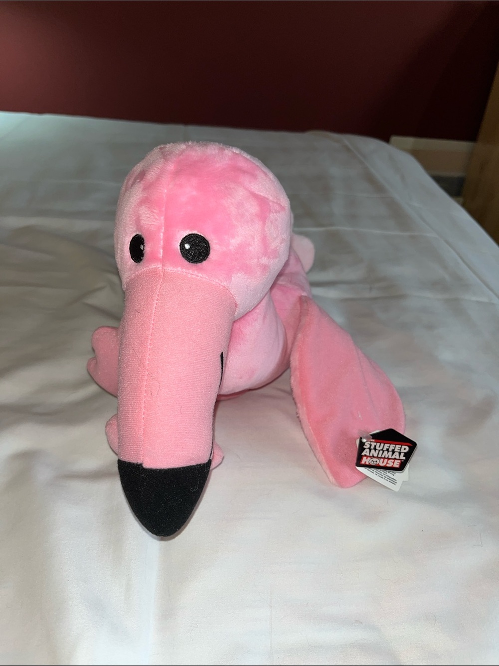NHL x Stuffed Animal House Pink Flamingo Plush Toy